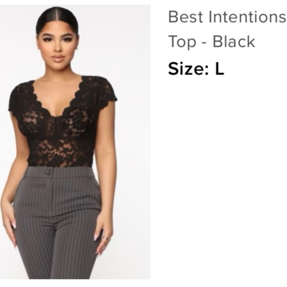 Fashion nova Lace top